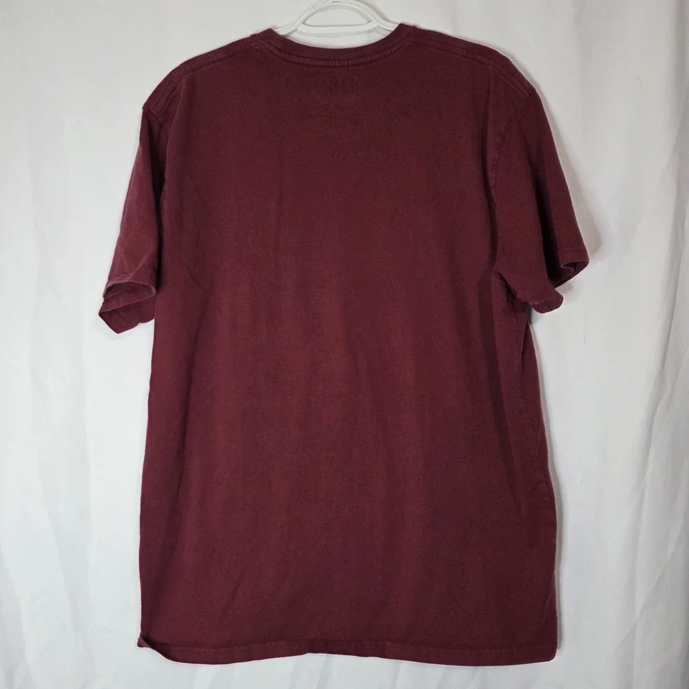 Levi's‎ Burgundy Mountain Graphic Tee Retro Sunset Gorpcore Outdoor 2XL
